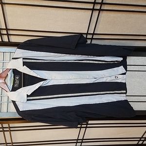 3 for $24 Nat Nast used vintage silk bowling style button down shirt